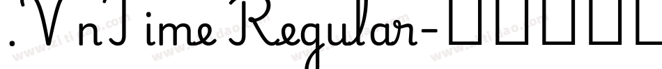 .VnTime Regular字体转换